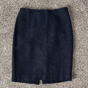J Crew Navy and Black Women's Pencil Skirt